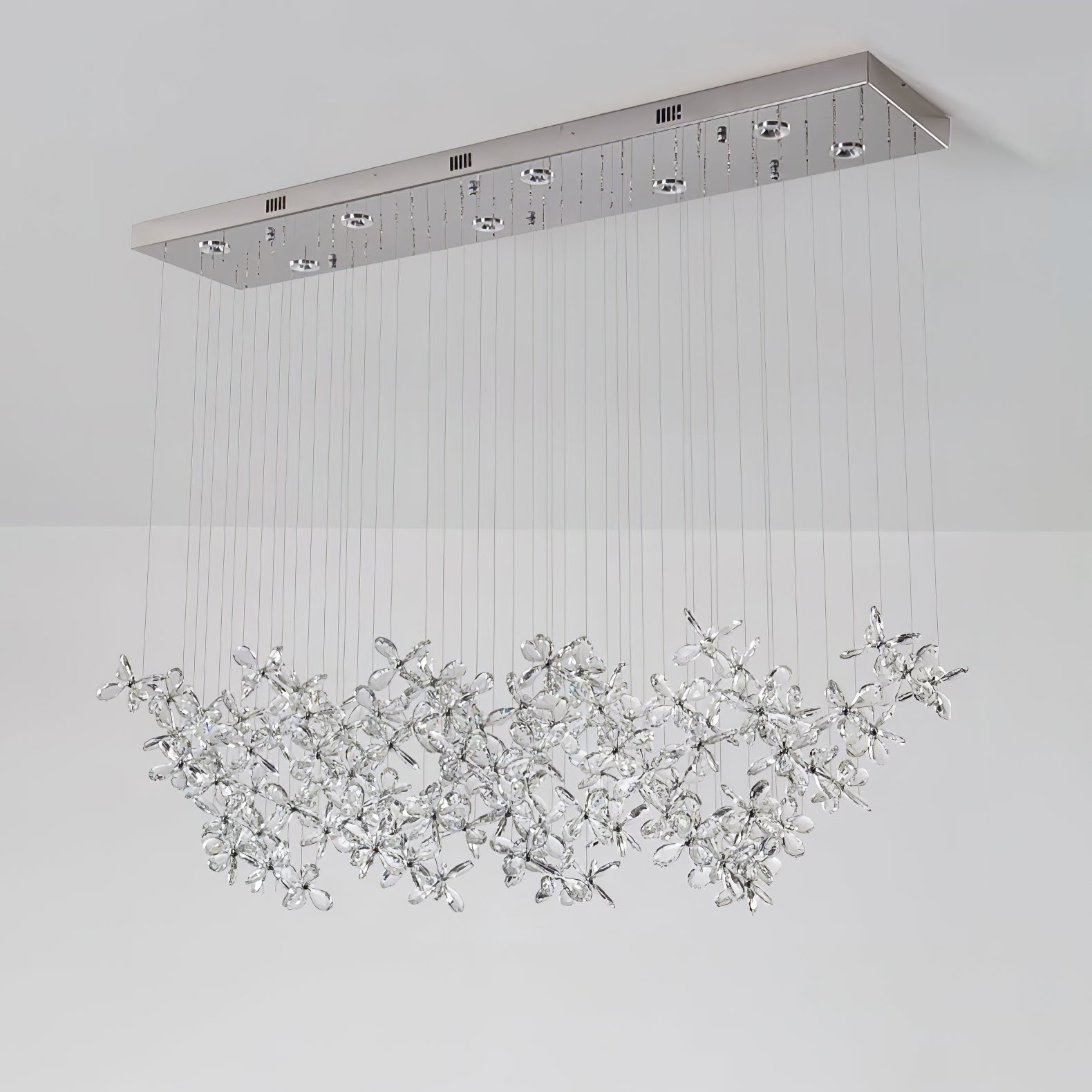 Dune Chandelier Crystal Butterfly Floral Cluster