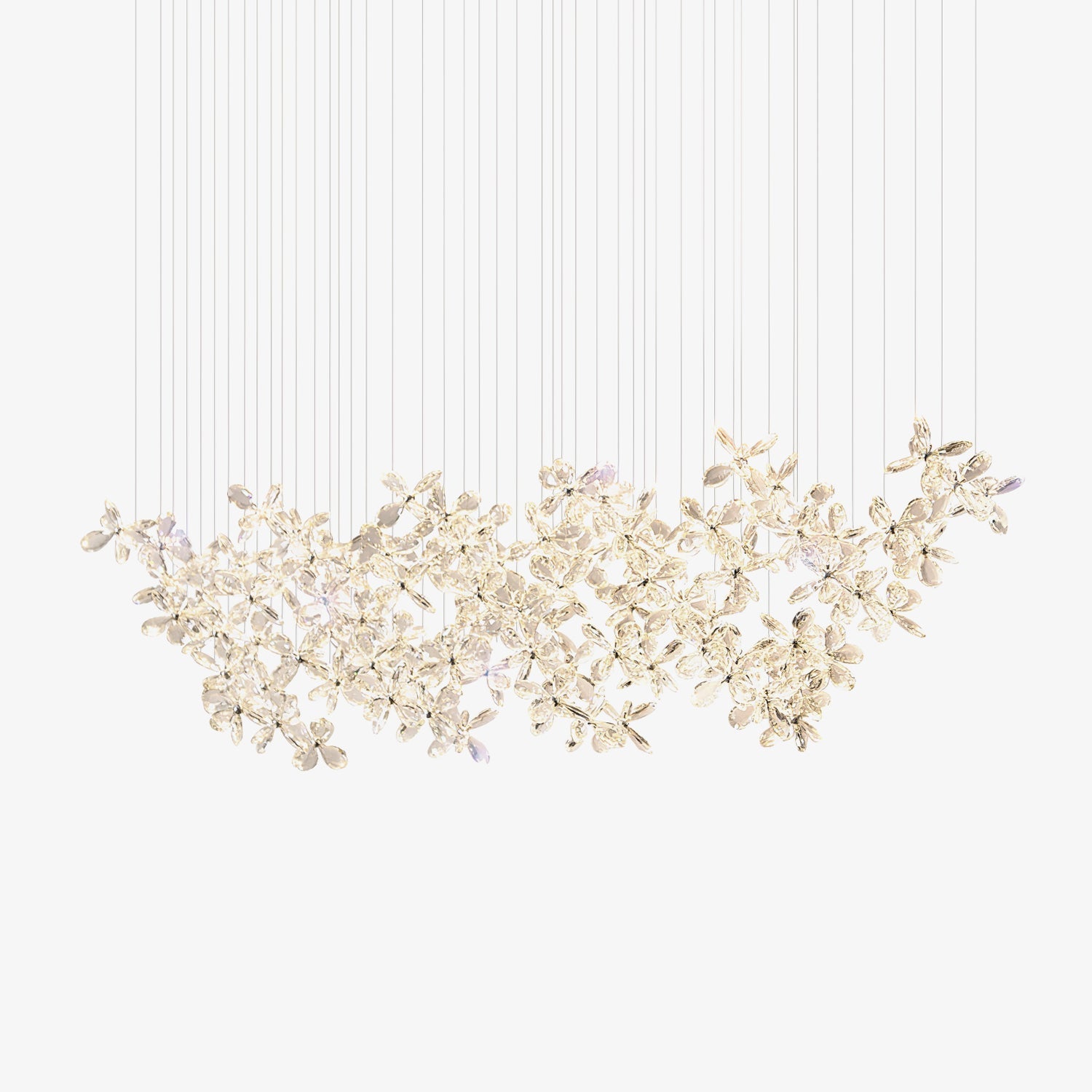 Dune Chandelier Crystal Butterfly Floral Cluster