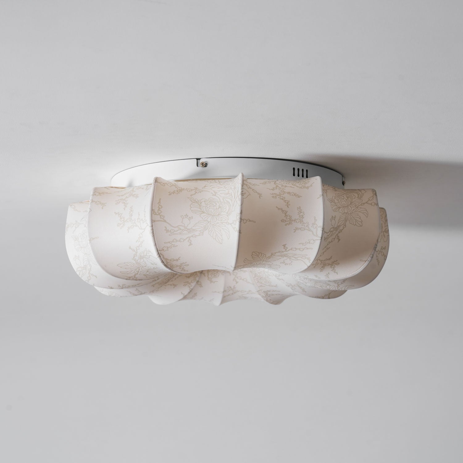 Vivaria Premium Nordic Art Wood Fabric Ceiling Light