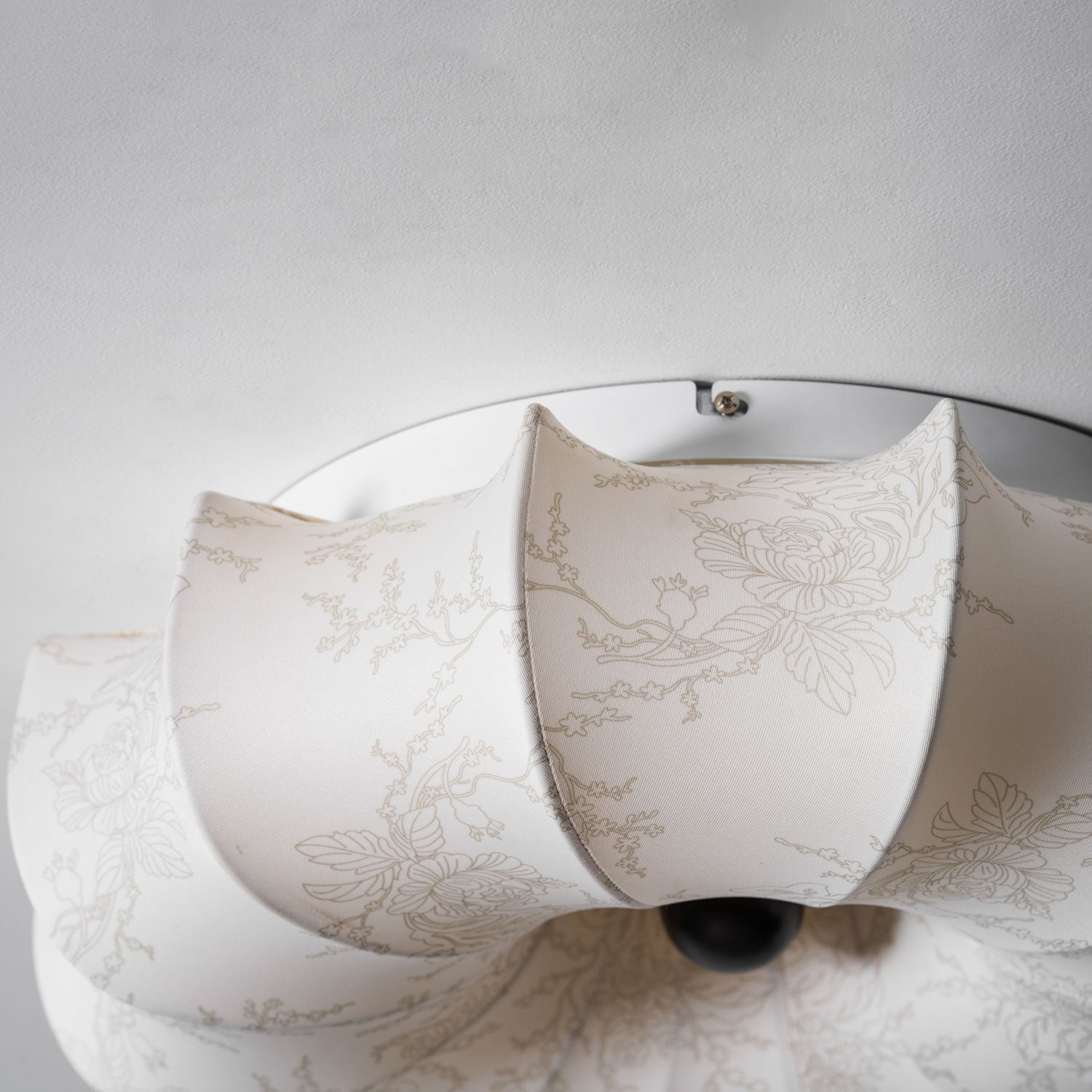 Vivaria Premium Nordic Art Wood Fabric Ceiling Light