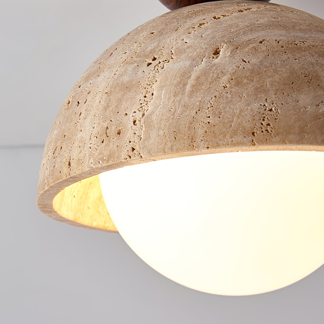 Solana Travertine Ceiling Light