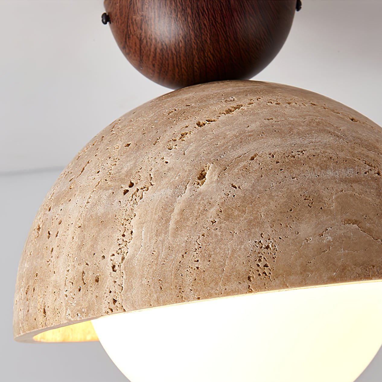 Solana Travertine Ceiling Light