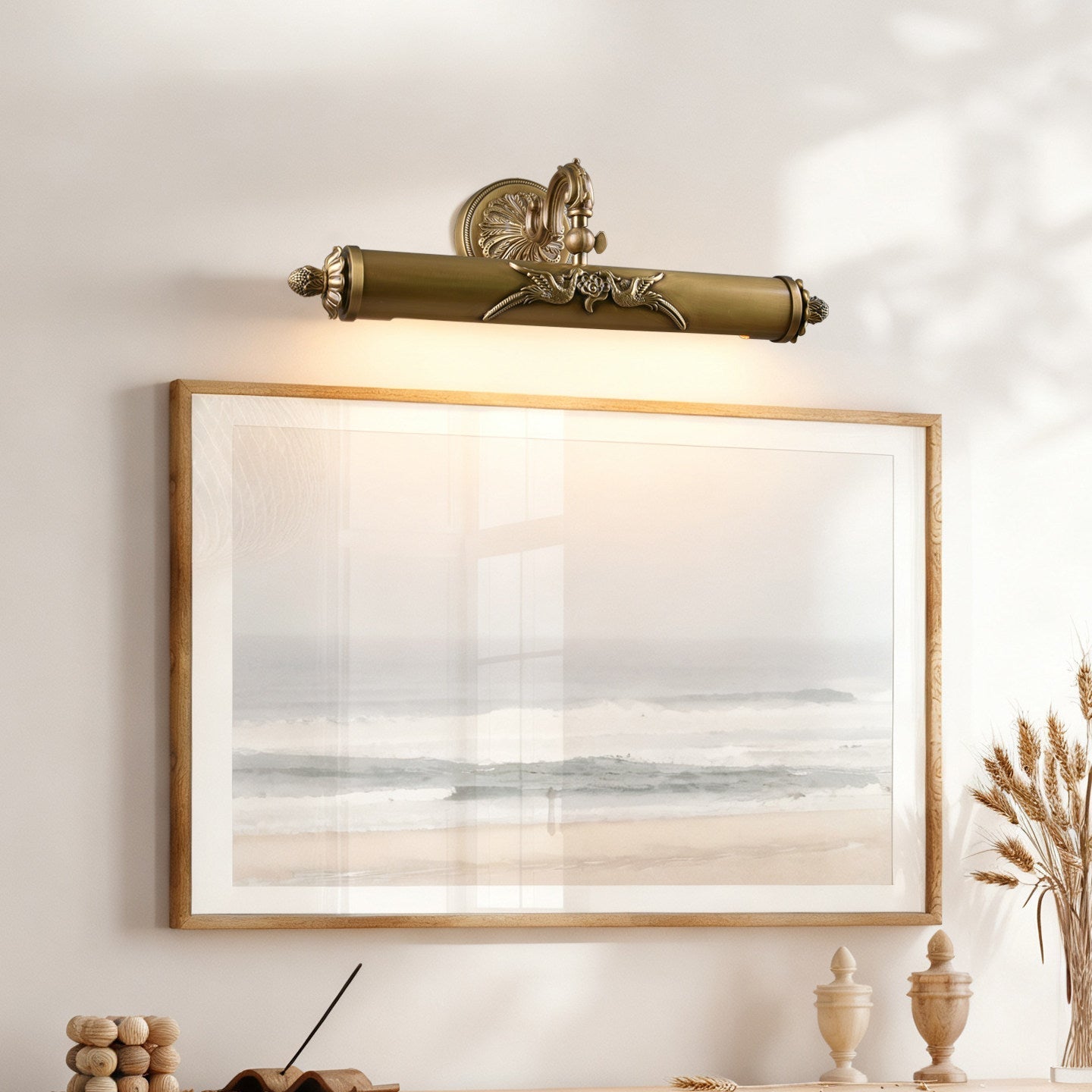 Casuaria Beam Brass Wall Light