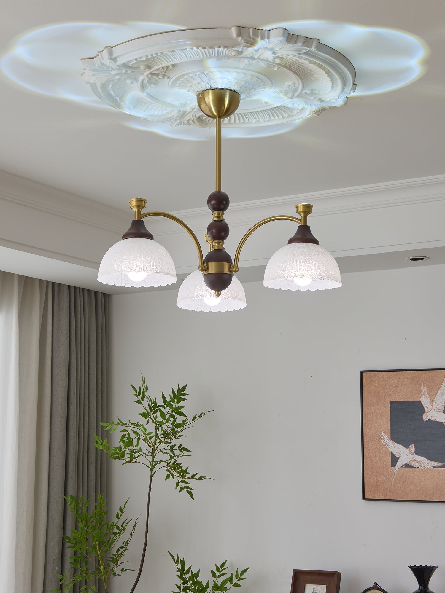 Vosolir Traditional Elegance Wood Chandelier