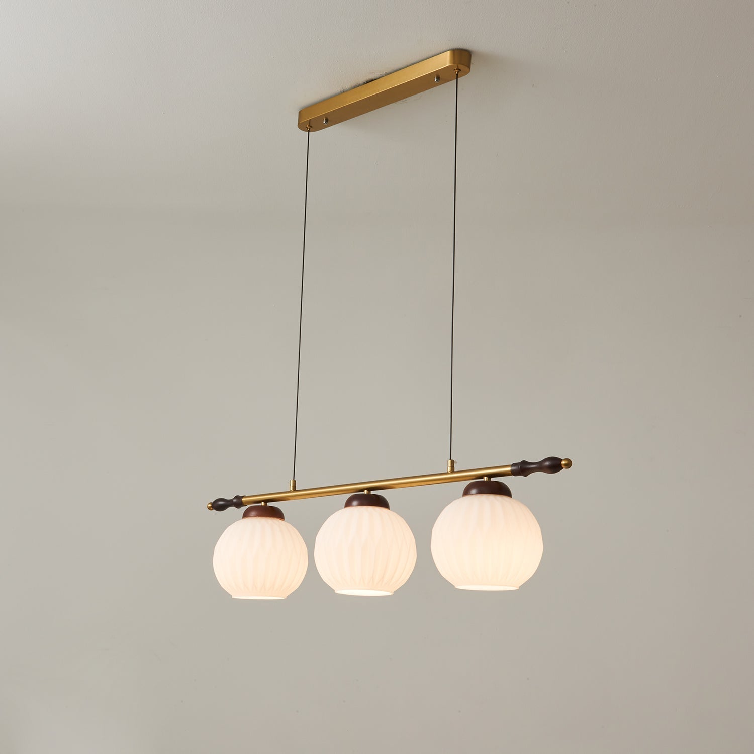 Huna Vintage Glass Pendant Light