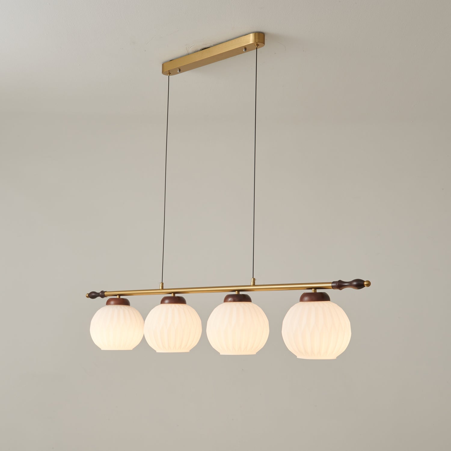 Huna Vintage Glass Pendant Light