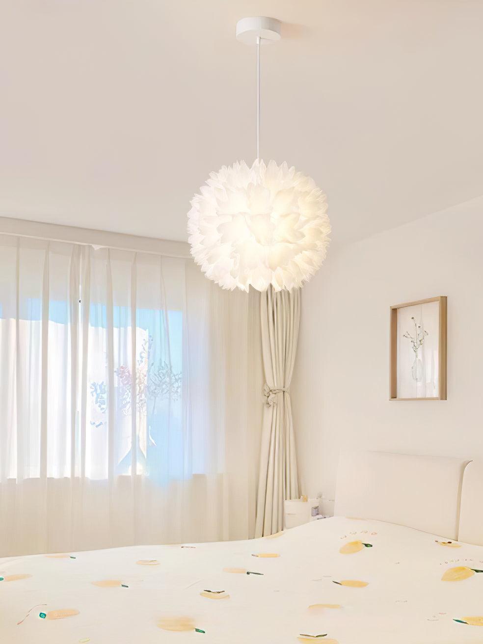 Renuiella Nordic Art Flowers Ball Pendant Light
