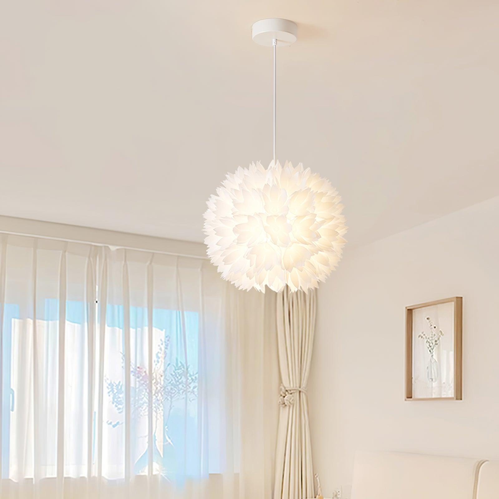 Renuiella Nordic Art Flowers Ball Pendant Light