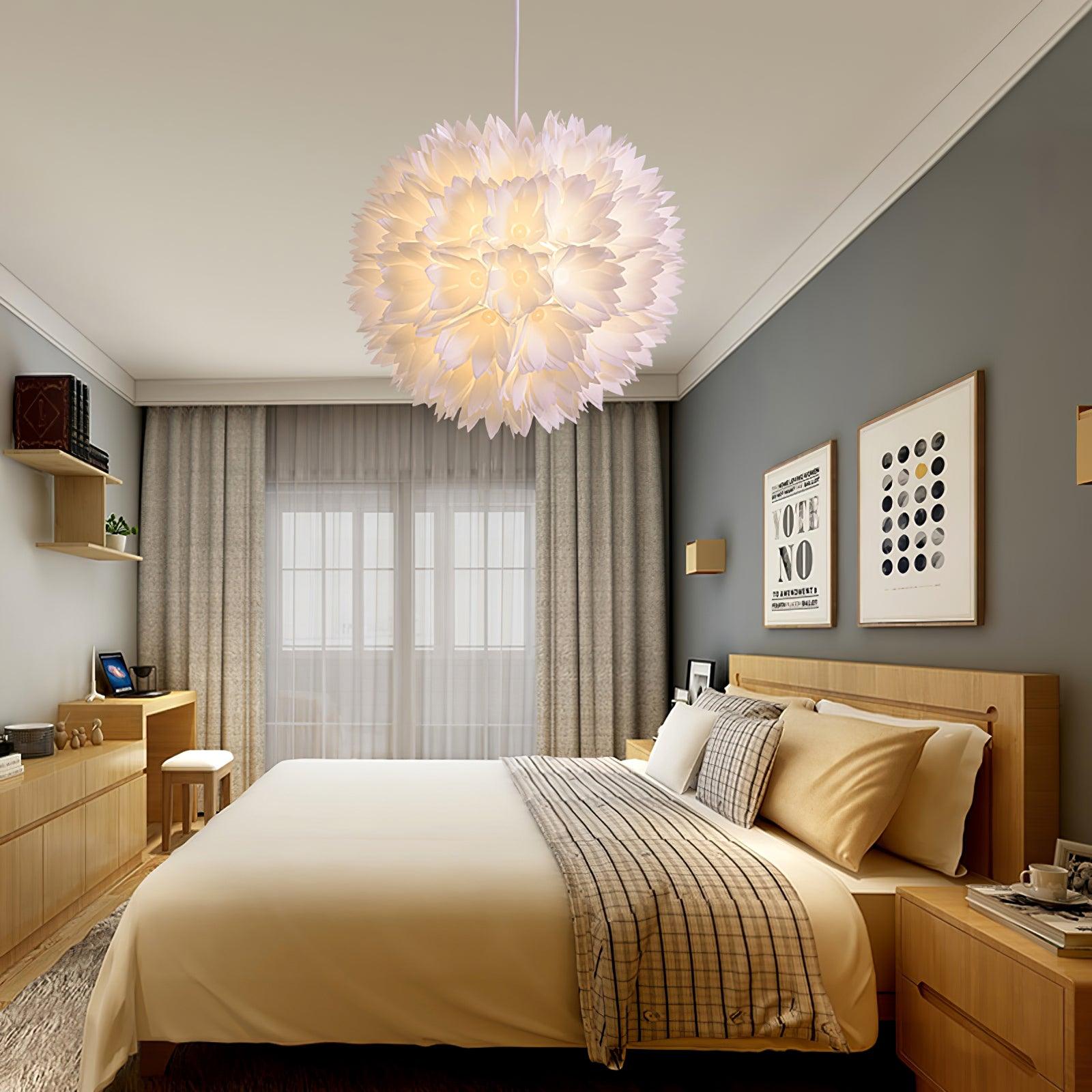 Renuiella Nordic Art Flowers Ball Pendant Light