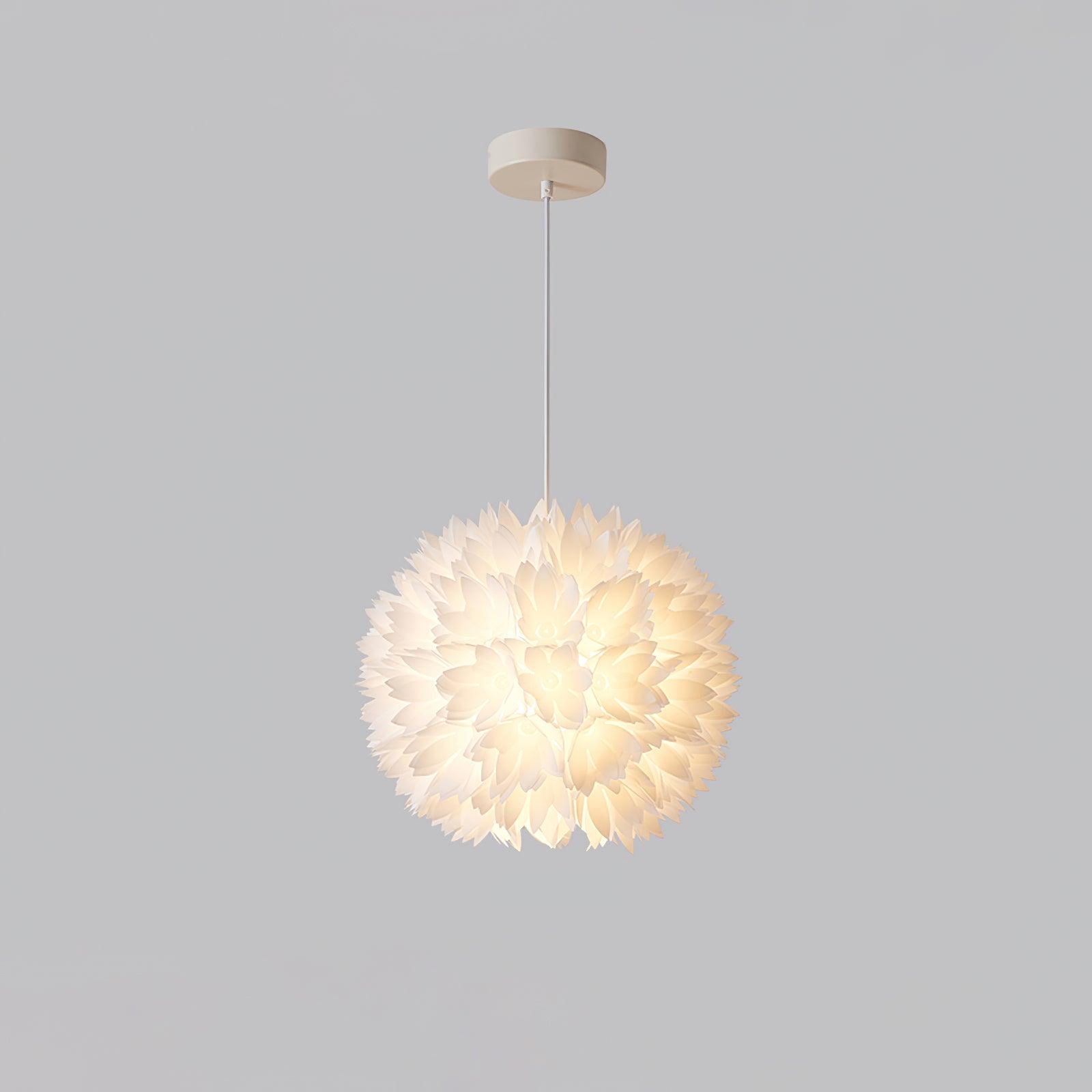 Renuiella Nordic Art Flowers Ball Pendant Light