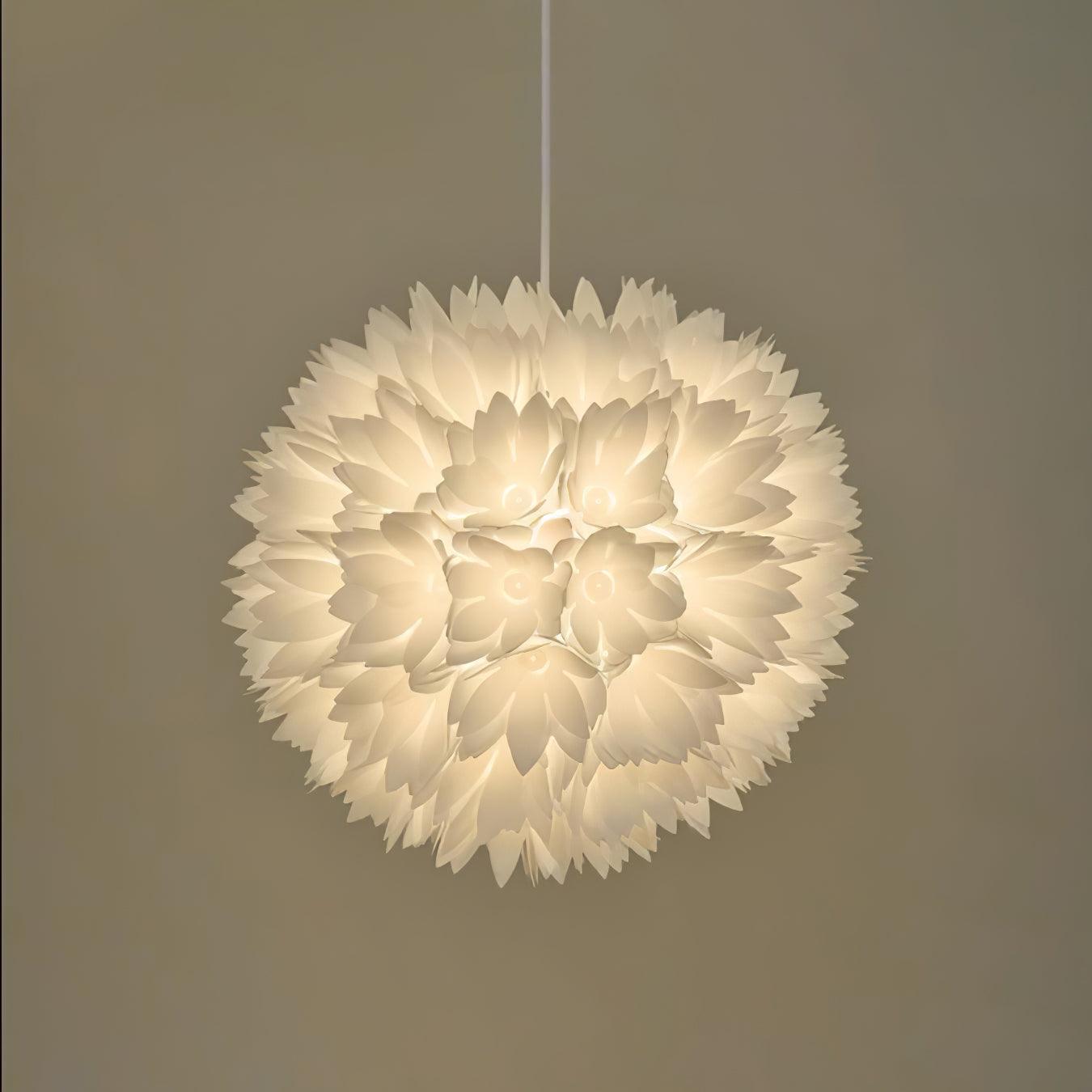 Renuiella Nordic Art Flowers Ball Pendant Light