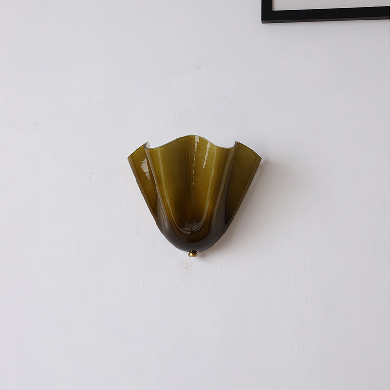 Fiorahaven Flower Glass Indoor Wall Light