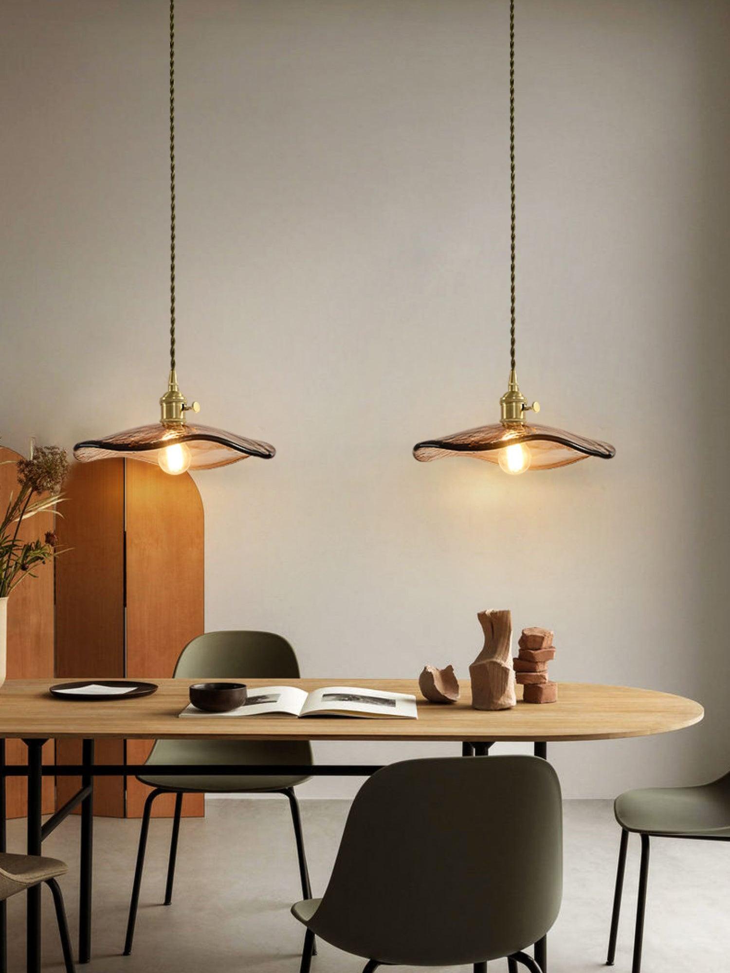 Celorise Glass Light Luxury Pendant Light