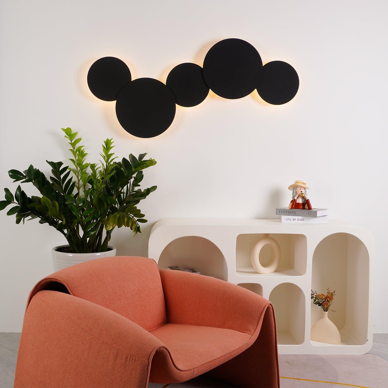 Arelis Geometric Disc Wall Lamp