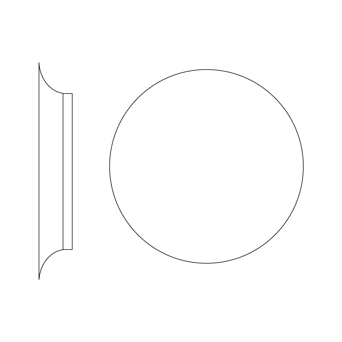 Arelis Geometric Disc Wall Lamp