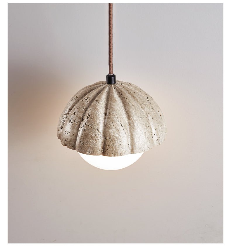 Marovek Fluted Orb Pendant Lamp