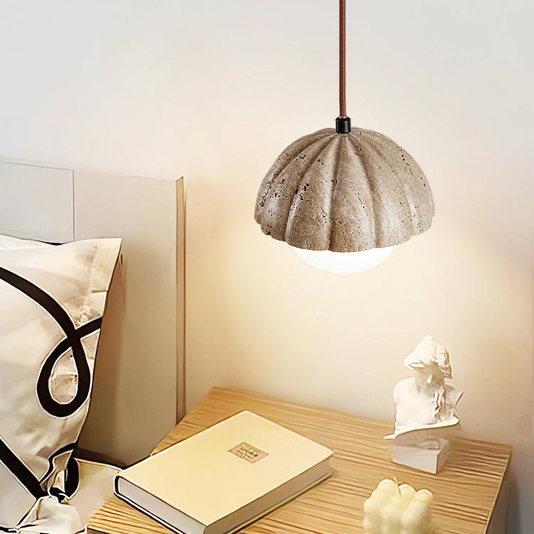 Marovek Fluted Orb Pendant Lamp