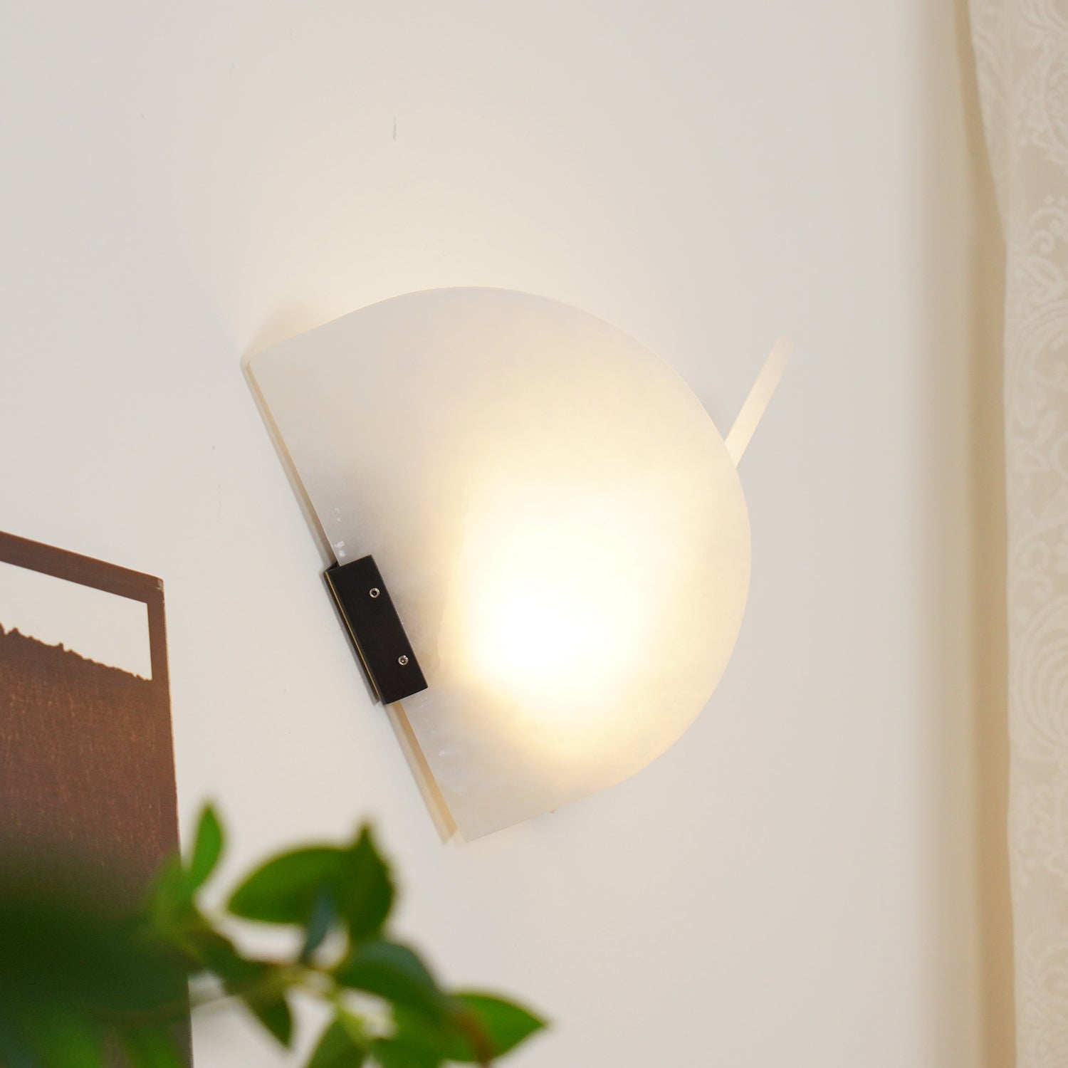 Pase Heart Alabaster Wall Light