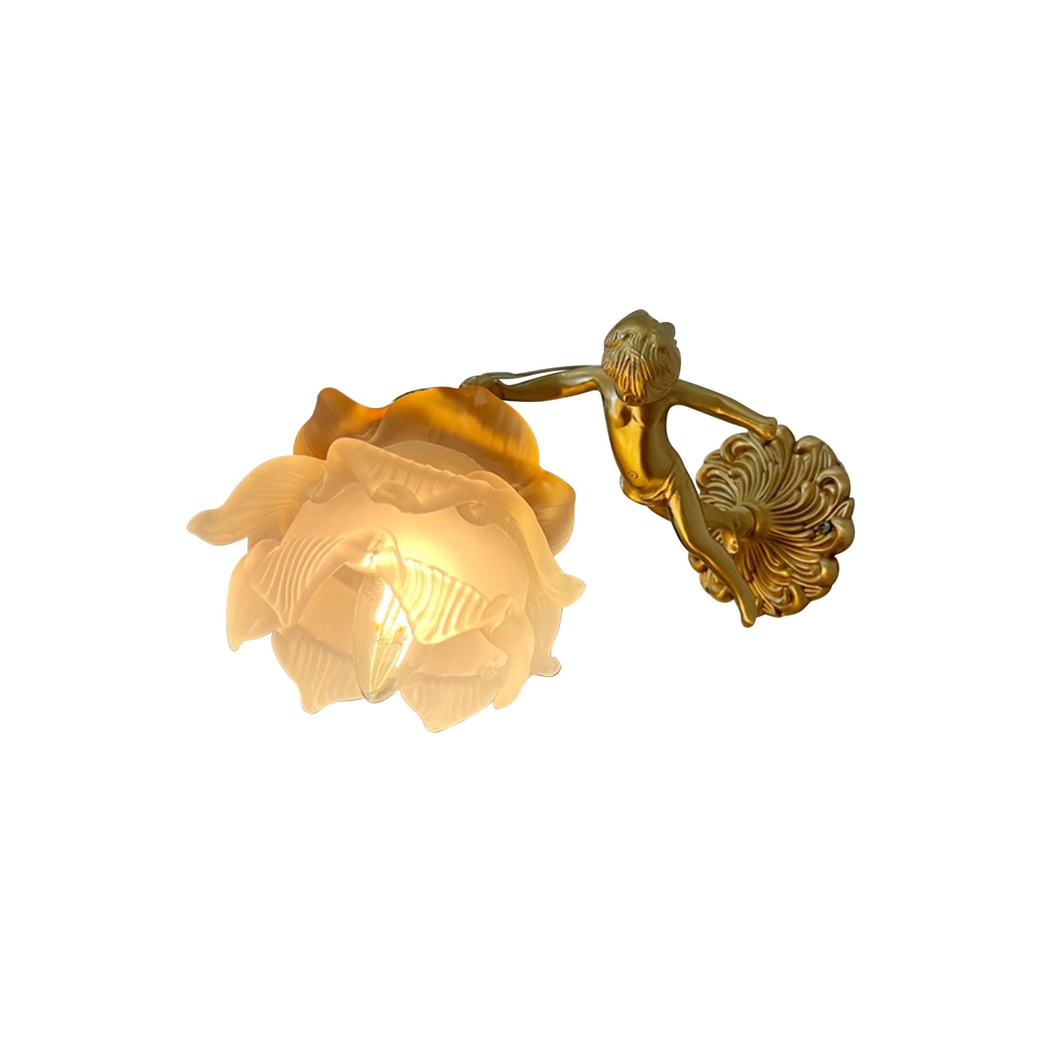 Bex Flying Angel Glass Wall Light