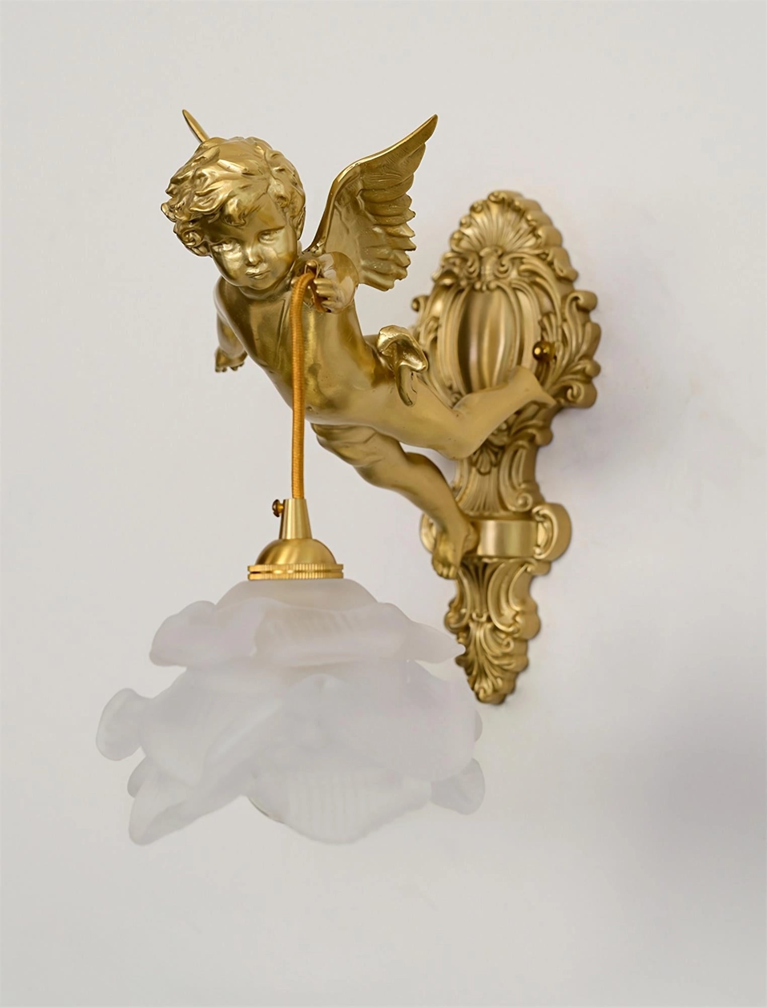 Bex Flying Angel Glass Wall Light