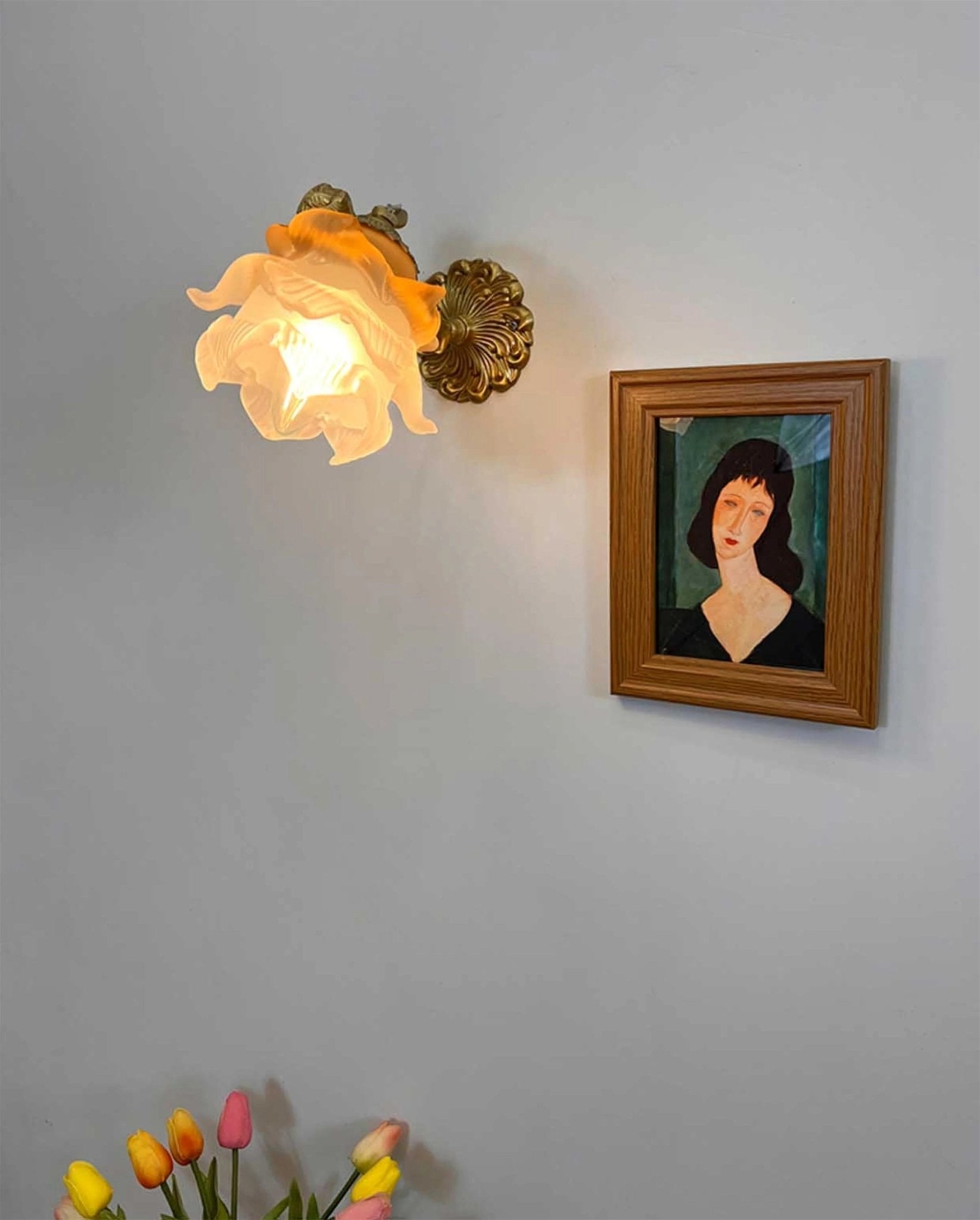 Bex Flying Angel Glass Wall Light