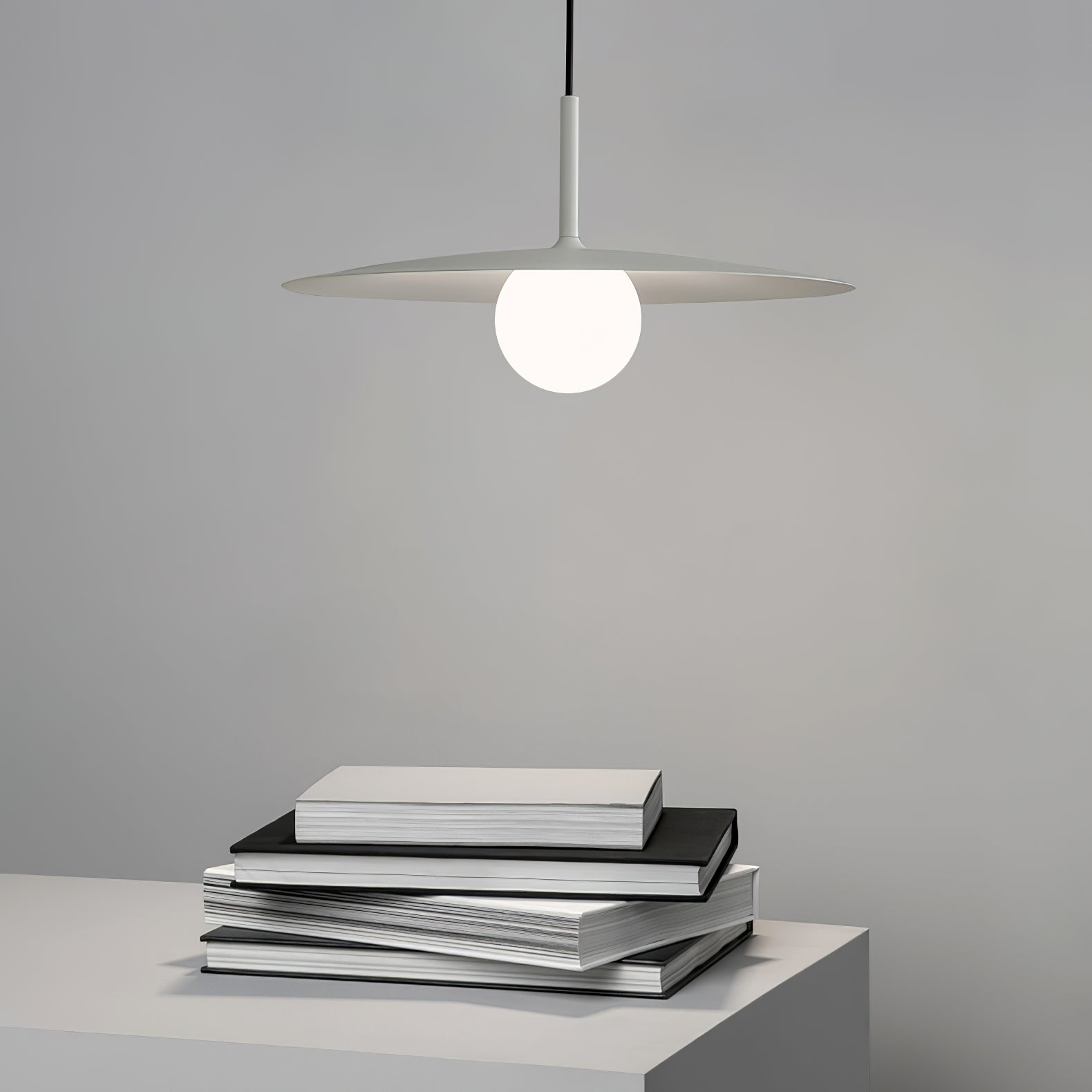 Norerise Pendant Lamp Plate Shade for Living Room