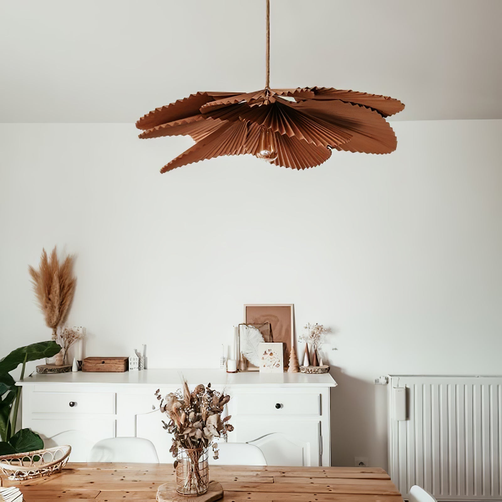Wilto Pendant Lamp Lotus Leaf Folded Paper Floral