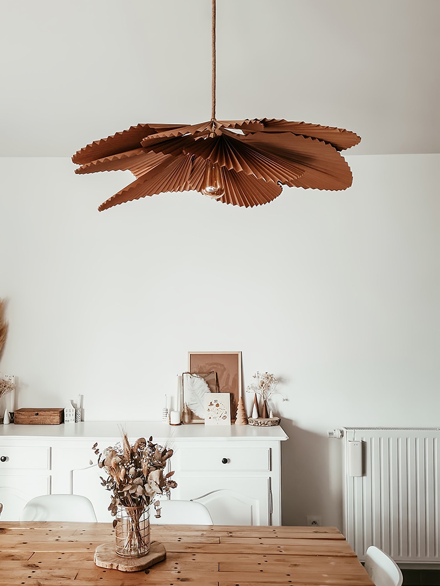 Wilto Pendant Lamp Lotus Leaf Folded Paper Floral