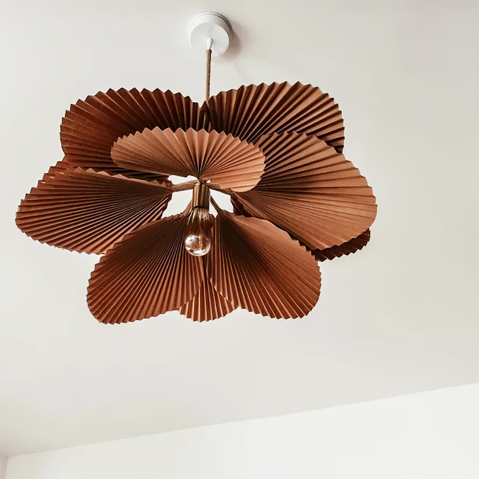 Wilto Pendant Lamp Lotus Leaf Folded Paper Floral