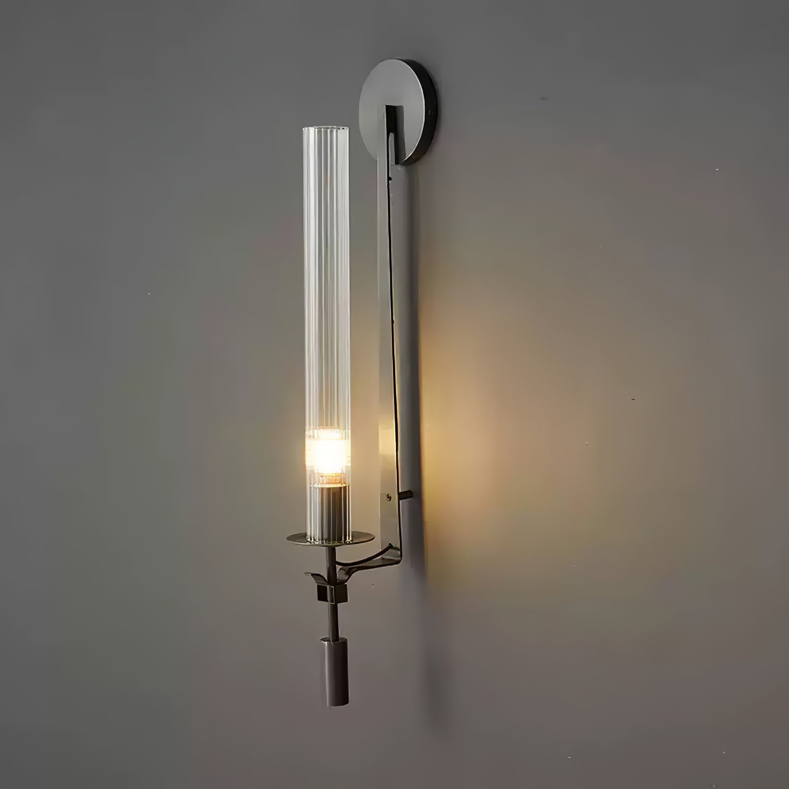 Kristy Glass Indoor Wall Lamp Farmhouse