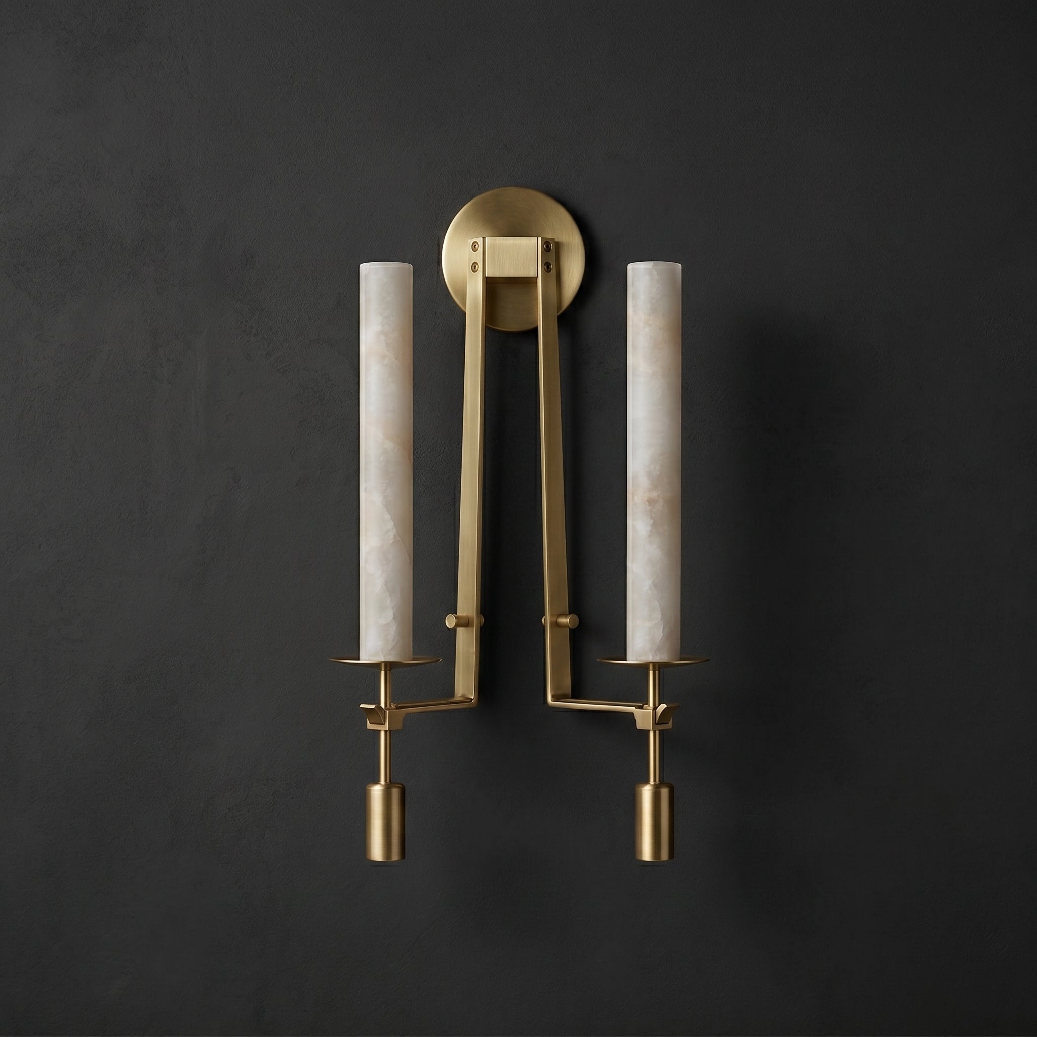Alabaster Wall Lamp French Classicism