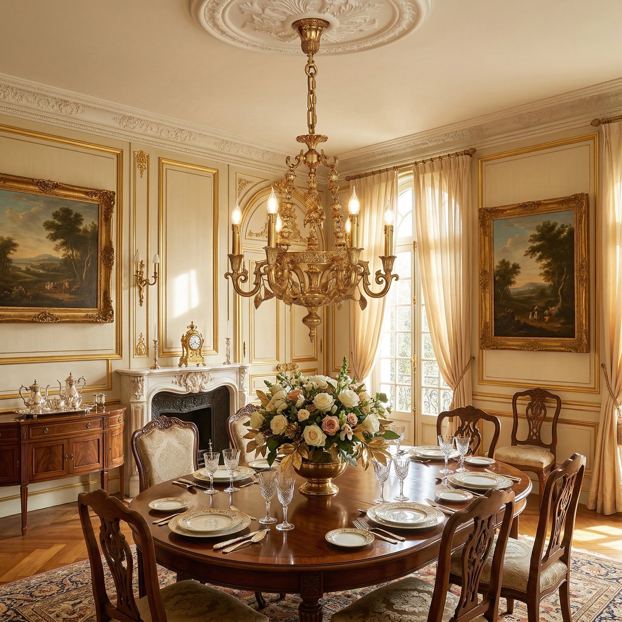 Oriuira Brass Chandelier