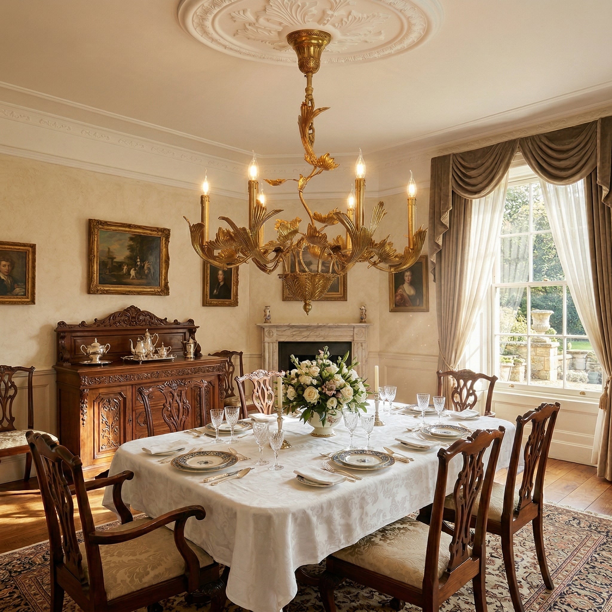 Aurelios Brass Chandelier