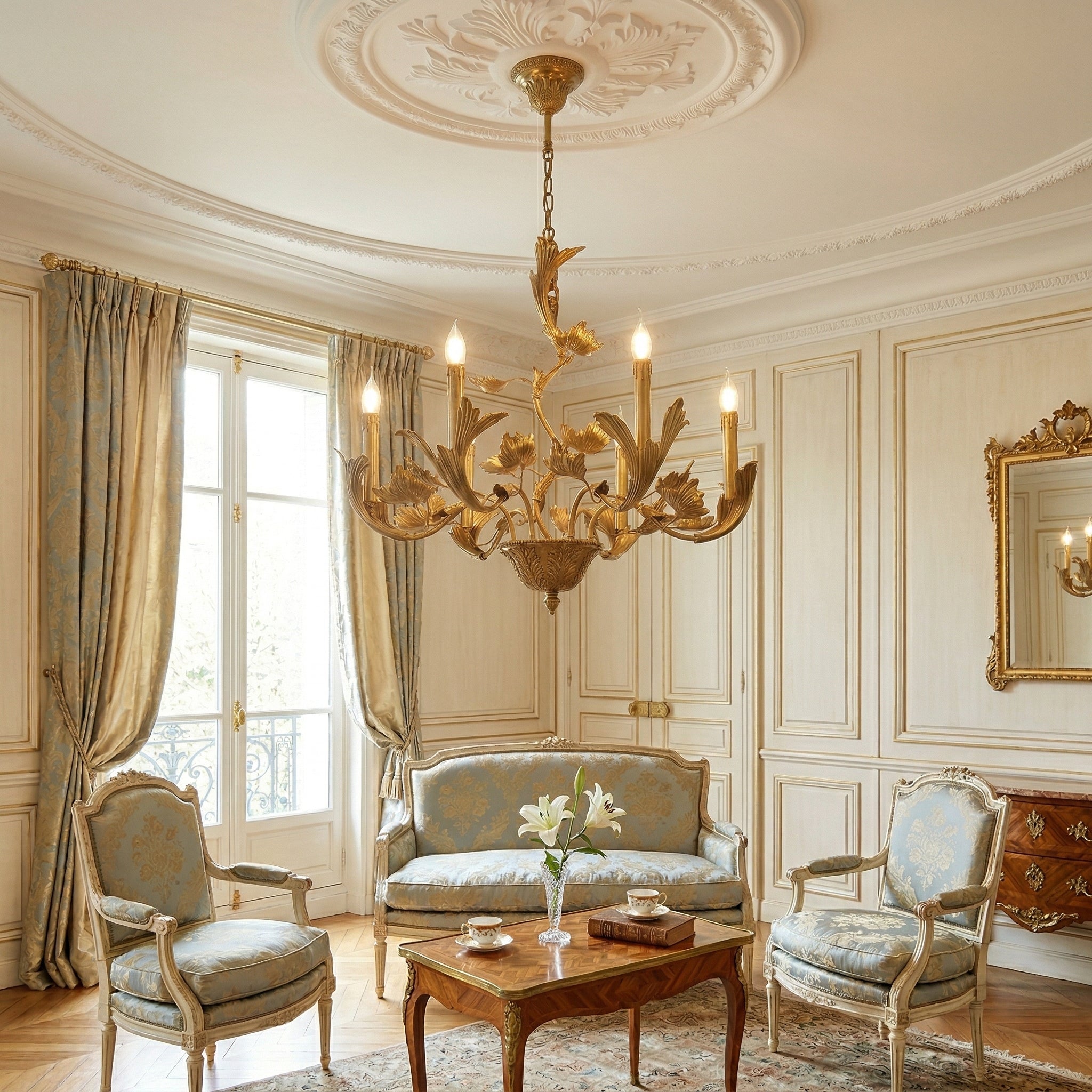 Aurelios Brass Chandelier