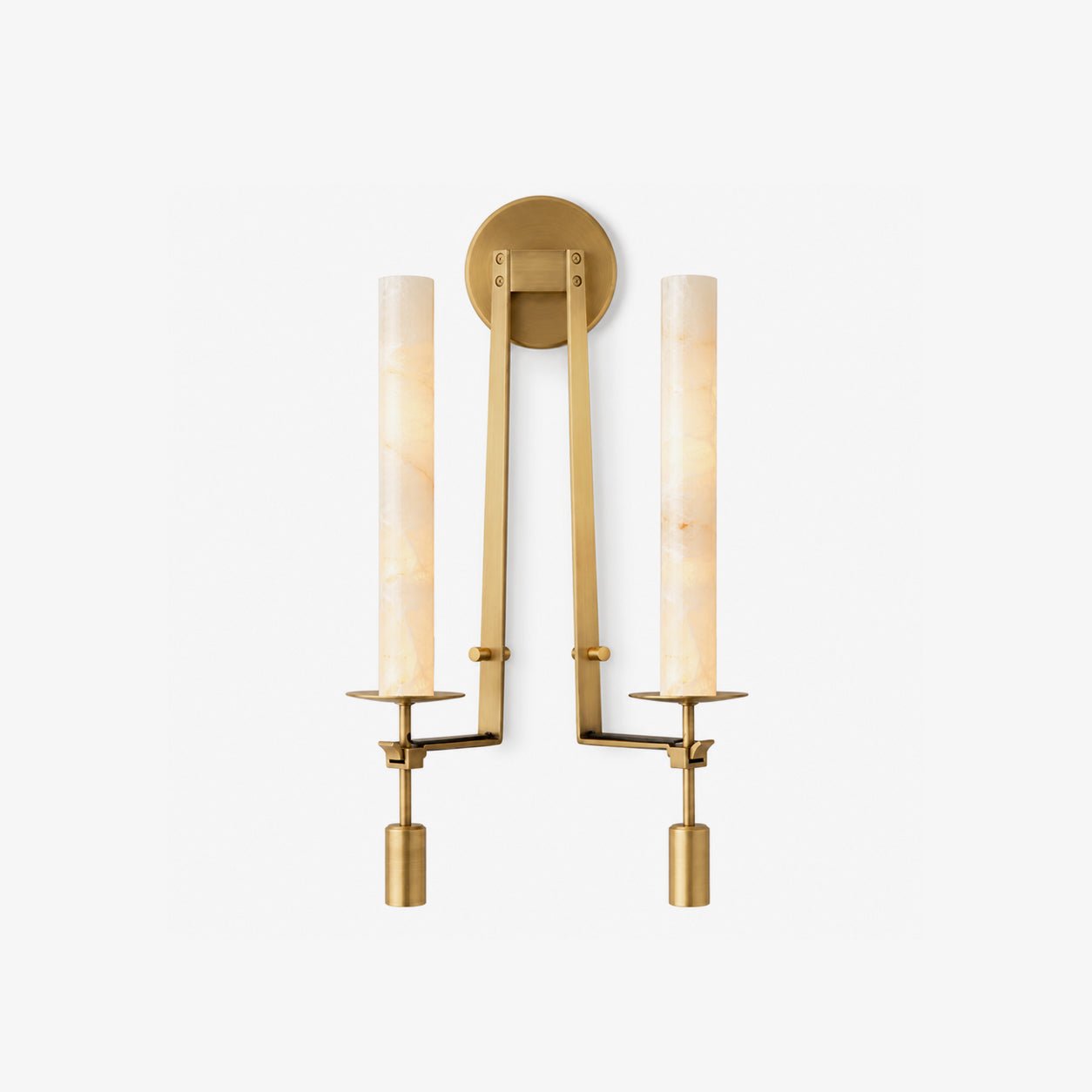 Alabaster Wall Lamp French Classicism