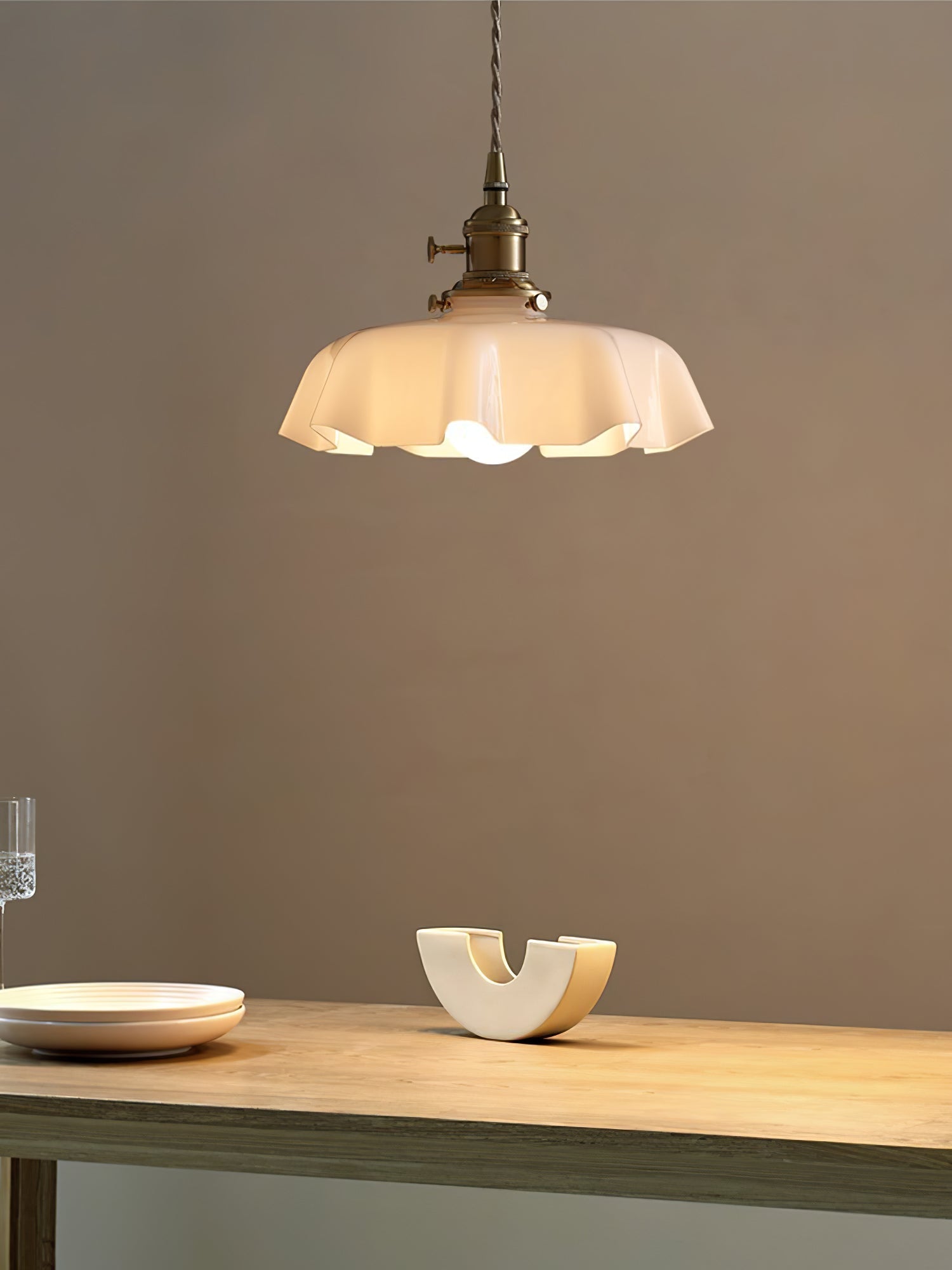 Liorivora Pendant Light French Flower for Dining Room