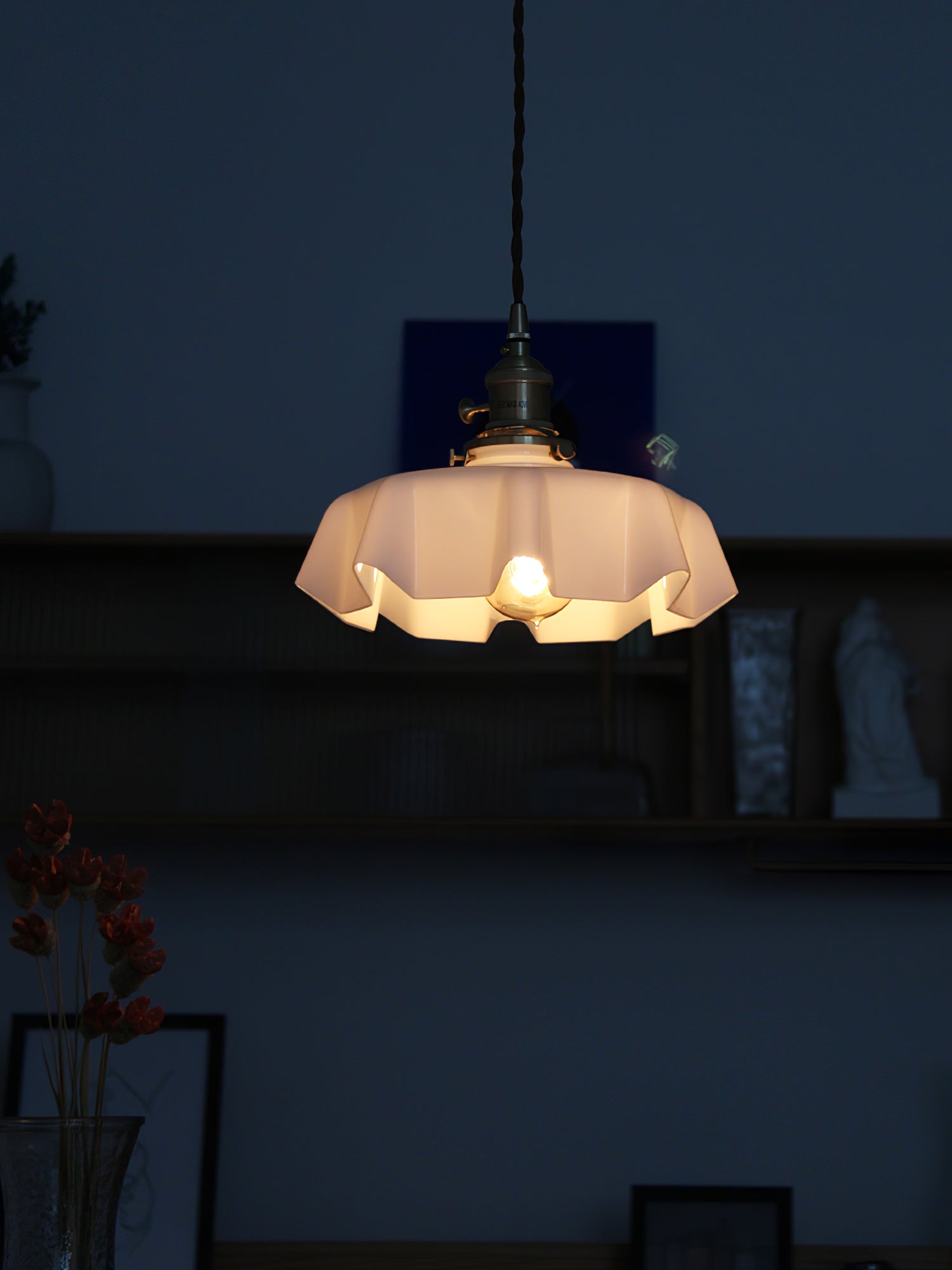 Liorivora Pendant Light French Flower for Dining Room