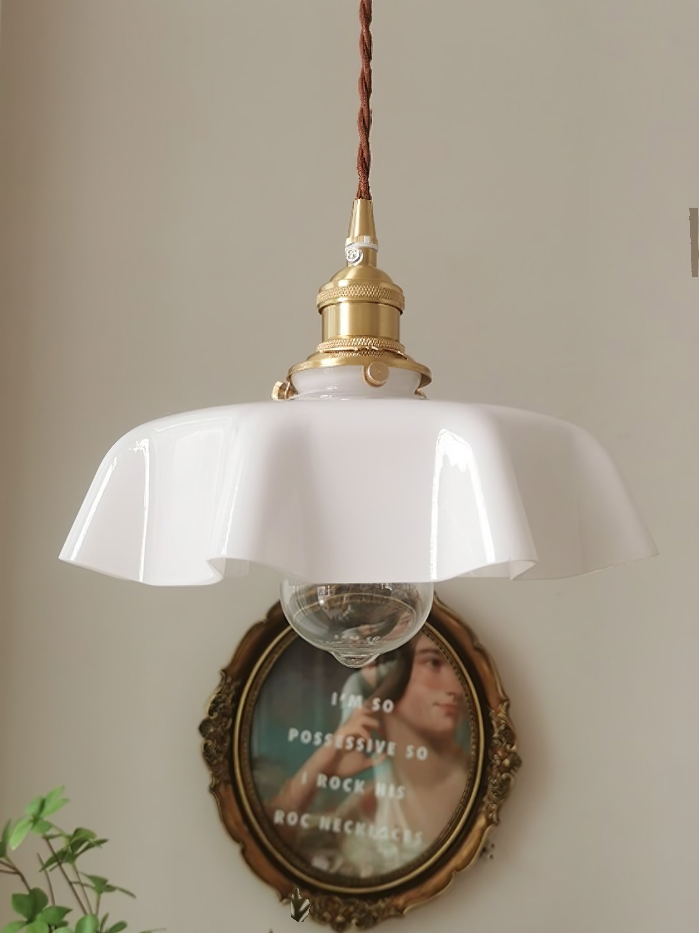 Liorivora Pendant Light French Flower for Dining Room
