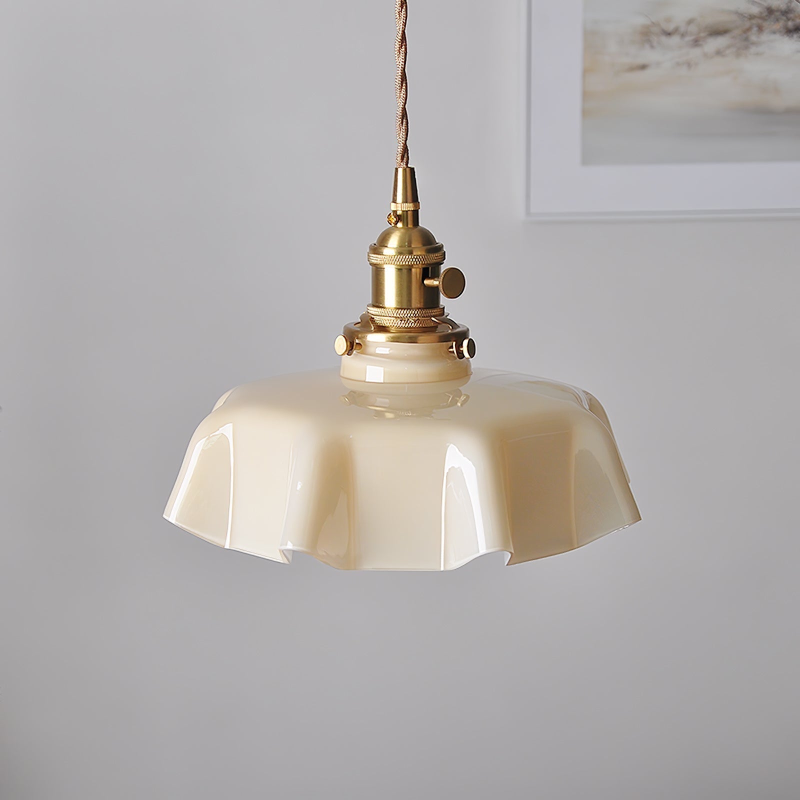 Liorivora Pendant Light French Flower for Dining Room