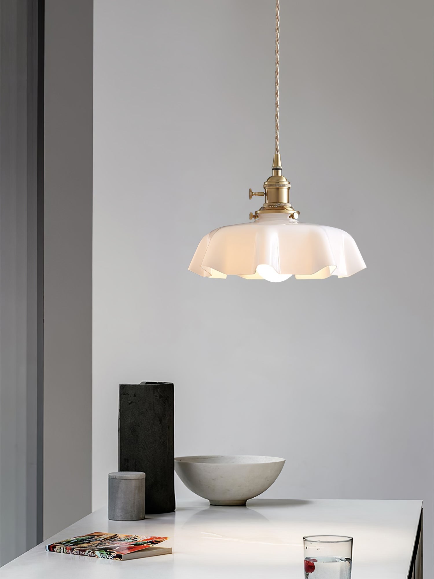 Liorivora Pendant Light French Flower for Dining Room