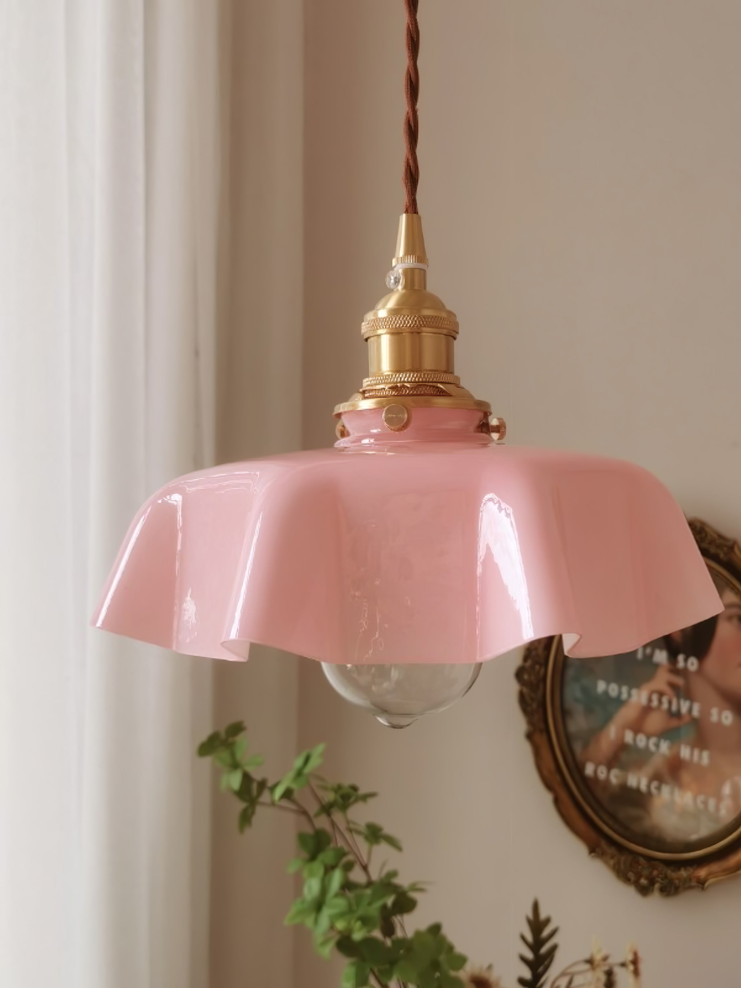 Liorivora Pendant Light French Flower for Dining Room