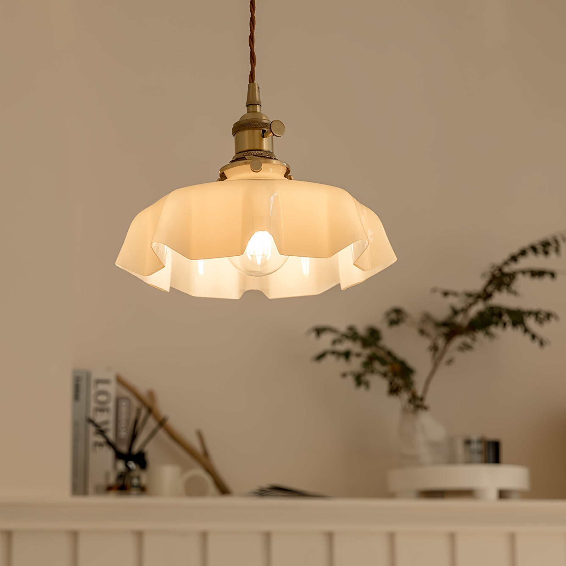 Liorivora Pendant Light French Flower for Dining Room
