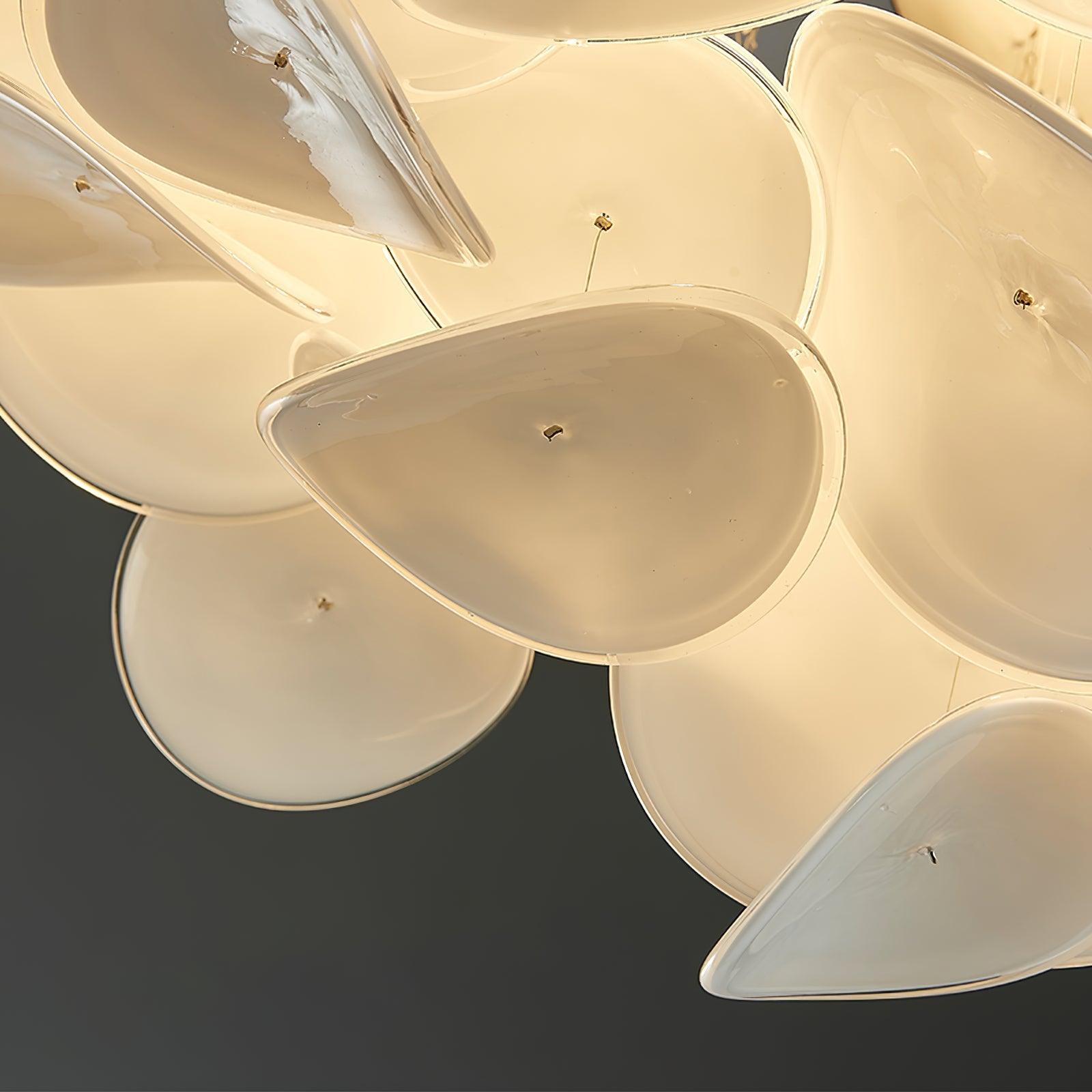 Viraalian French Floral Petal Ceiling Lamp for Modern Homes