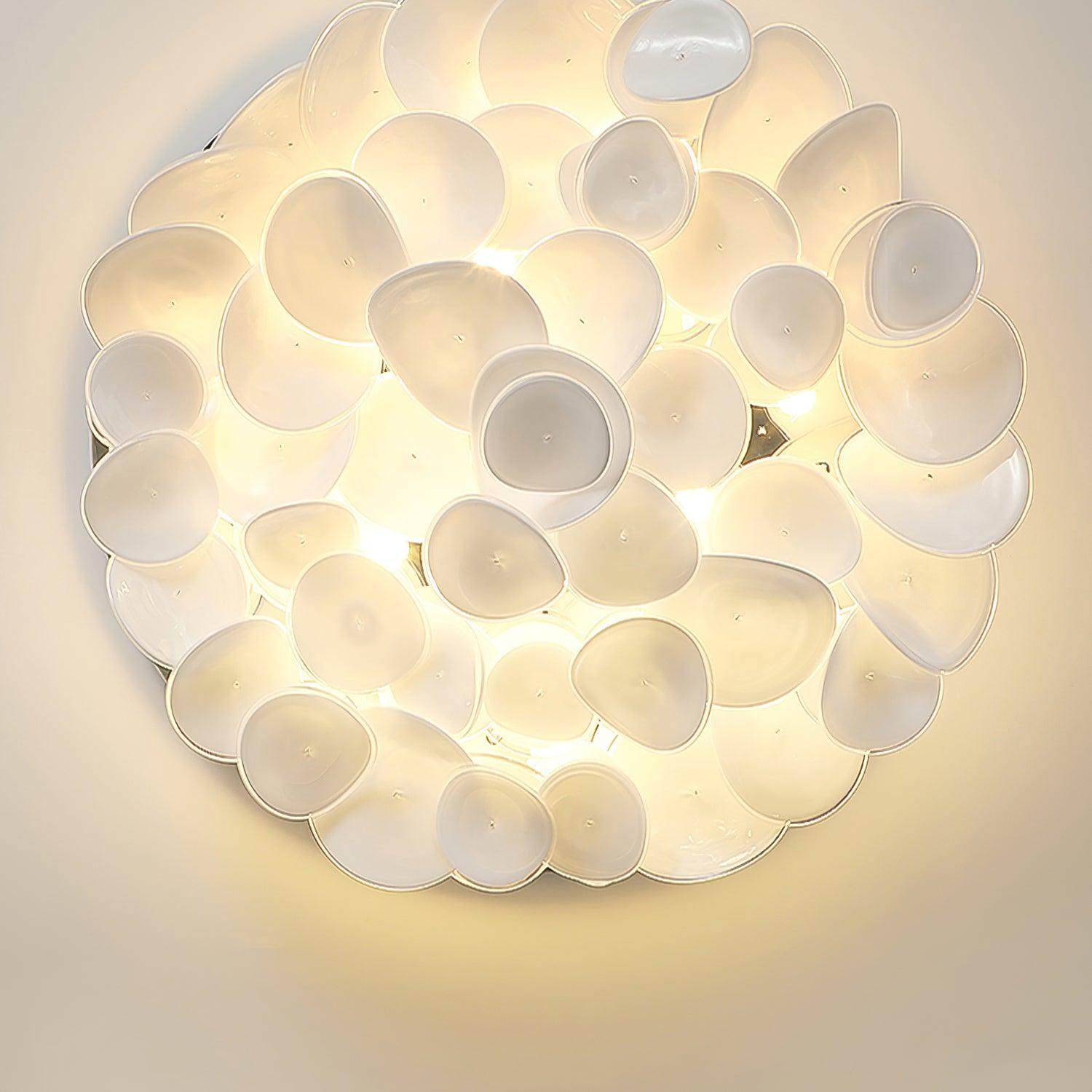 Viraalian French Floral Petal Ceiling Lamp for Modern Homes