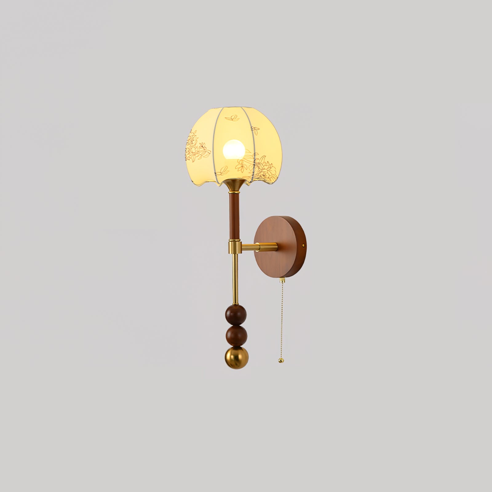 Hilda Roma Elegance Wood Sconce Wall lamp