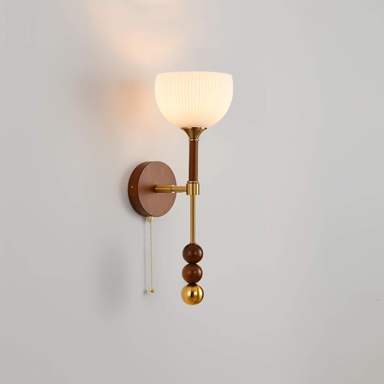 Hilda Roma Elegance Wood Sconce Wall lamp