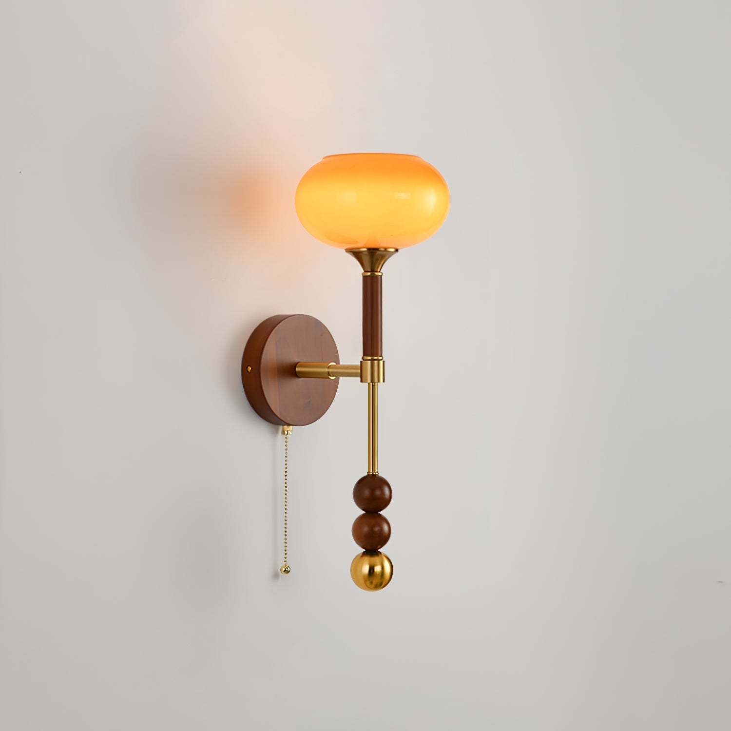 Hilda Roma Elegance Wood Sconce Wall lamp
