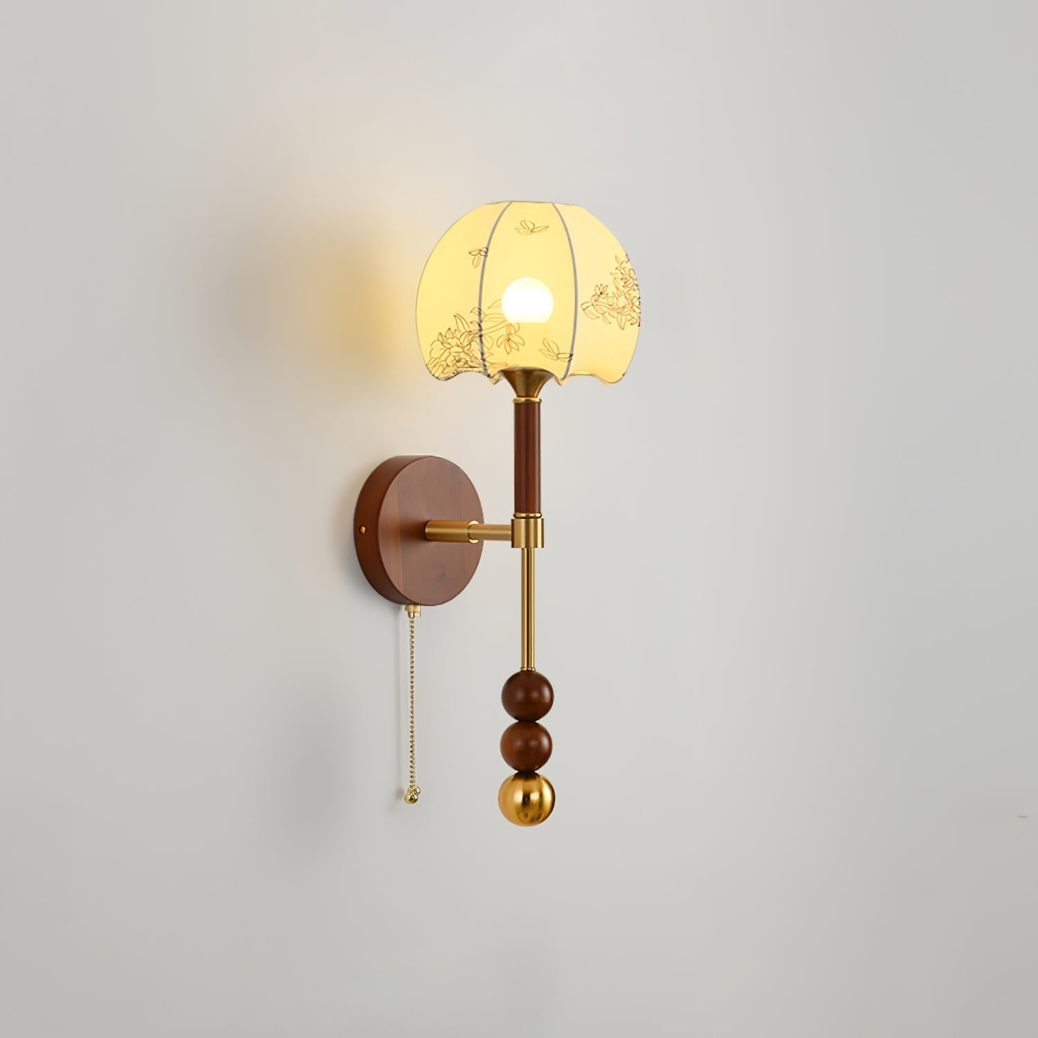 Hilda Roma Elegance Wood Sconce Wall lamp