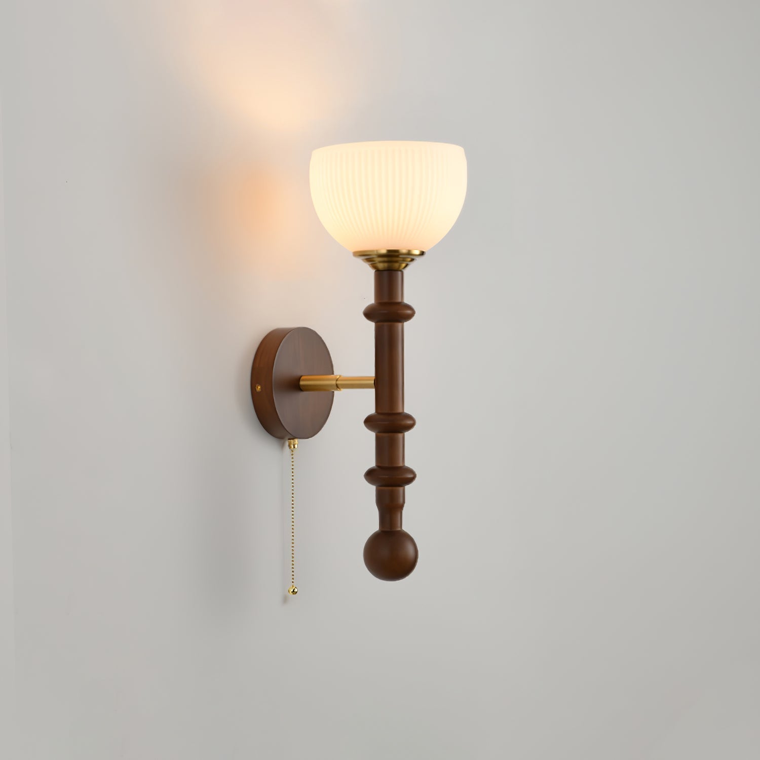 Hilda Roma Elegance Wood Sconce Wall lamp