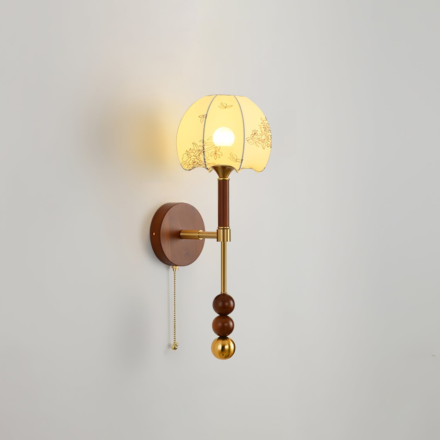 Hilda Roma Elegance Wood Sconce Wall lamp